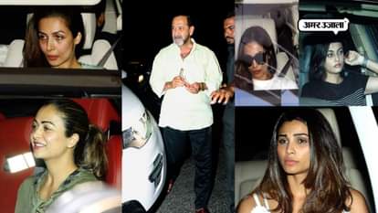 bollywood celebs reaches to meet Salman khan to hi house galaxy apartment 