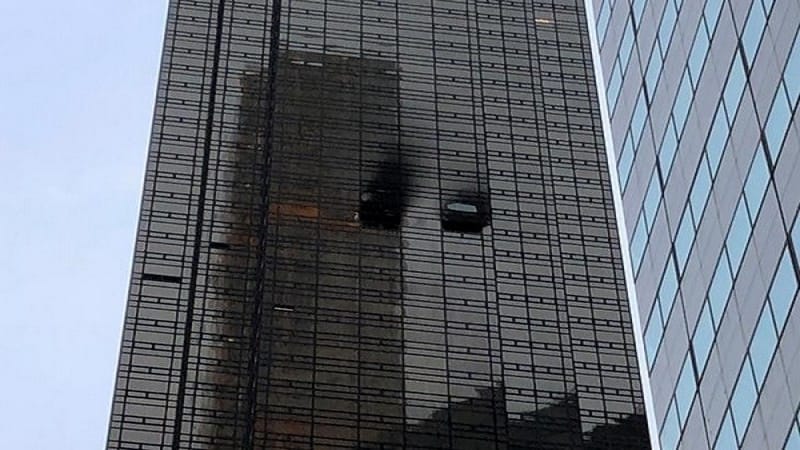 Fire at Trump Tower 1 injured