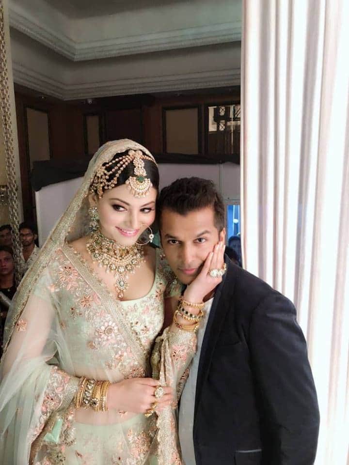 Urvashi rautela bridal look photos viral on social media, dehradun
