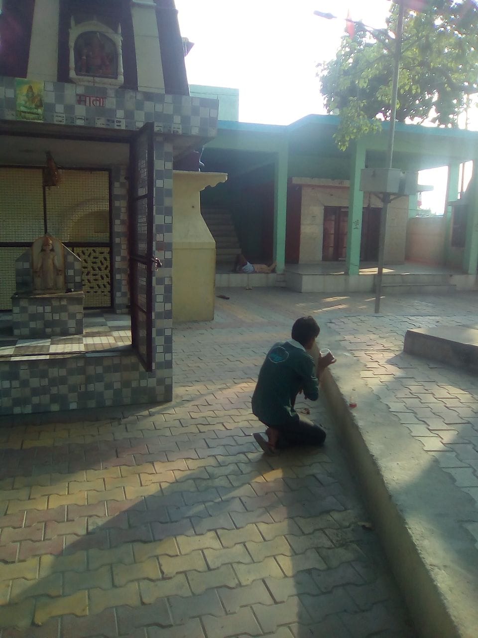 The liquor bars have kept the temple as bar