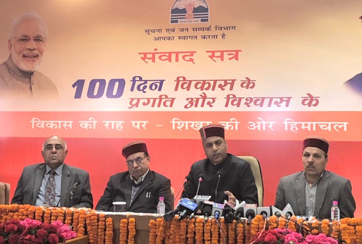100 days CM jairam thakur interview
