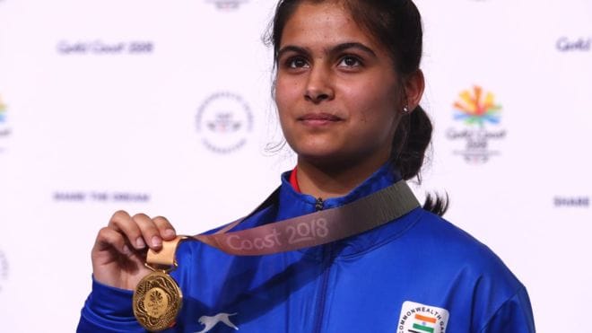 Golden Girl Manu Bhaker Wins Gold Medal in Commonwealth Games 2018, success story