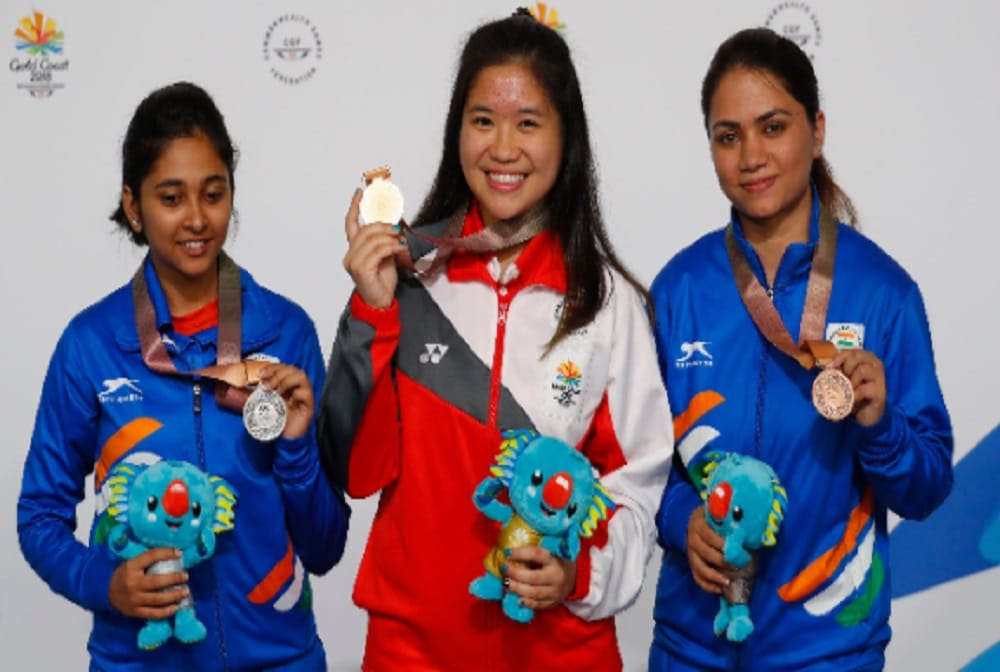 CWG 2018: Mehuli Ghosh and Apurvi Chandela bags the silver and Bronze medal in Women's 10m Air Rifle