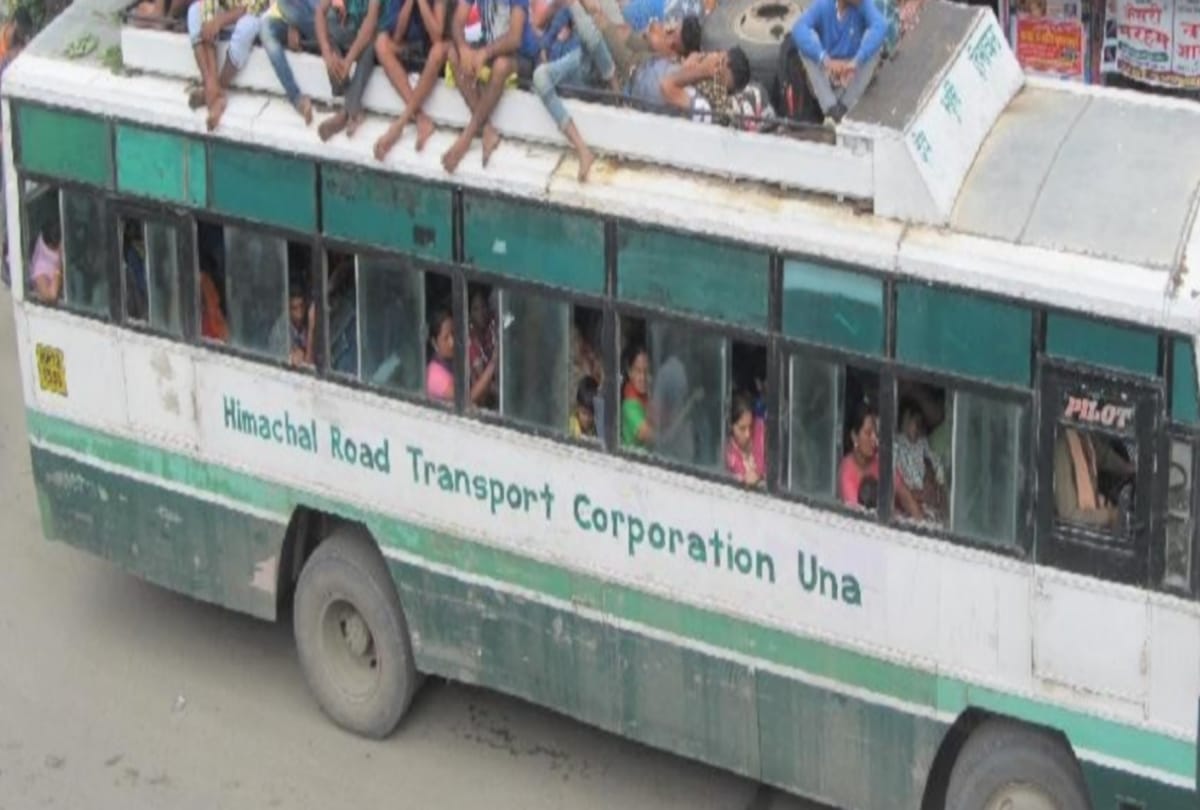 overloading in passenger vehicle not stopped in Himachal