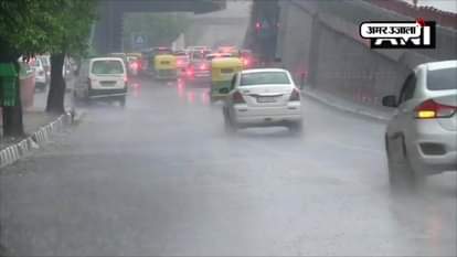 Rain IN delhi ncr people happy brings respite from heat 