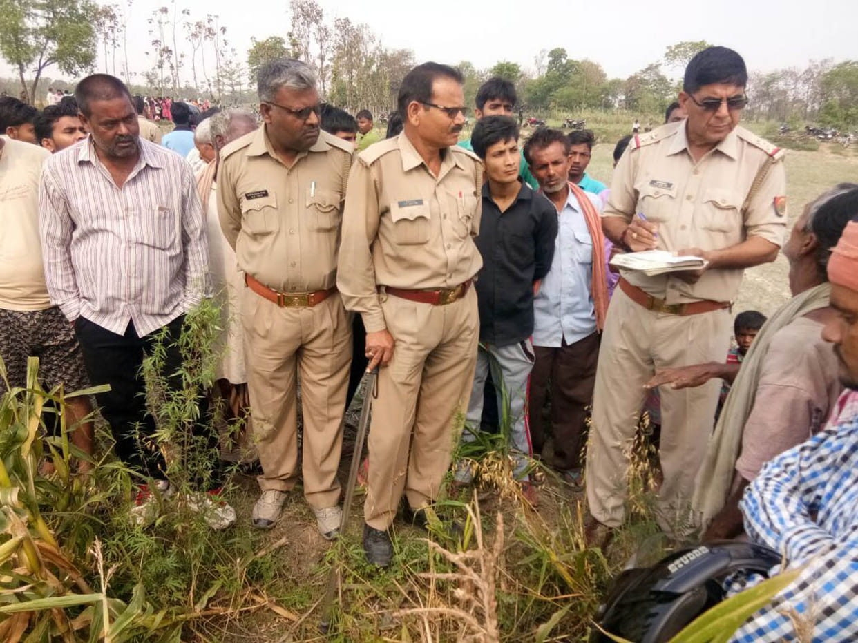 murder of the farmer in a dispute over the breaking of the bunting