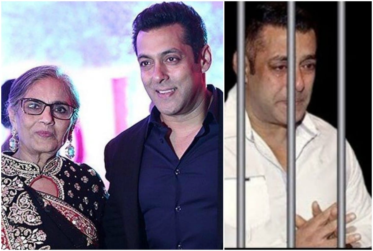 after gets bail in blackbuck poaching case salman khan calls his mother Salma