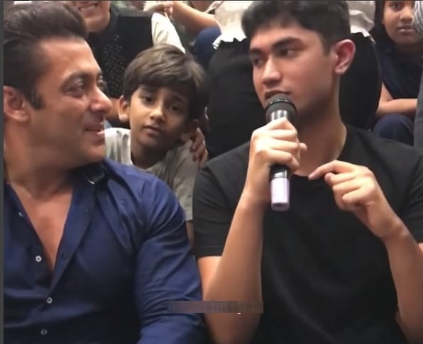 Salman Khan Spends Time With Children At Gateway School Mumbai After Bail 
