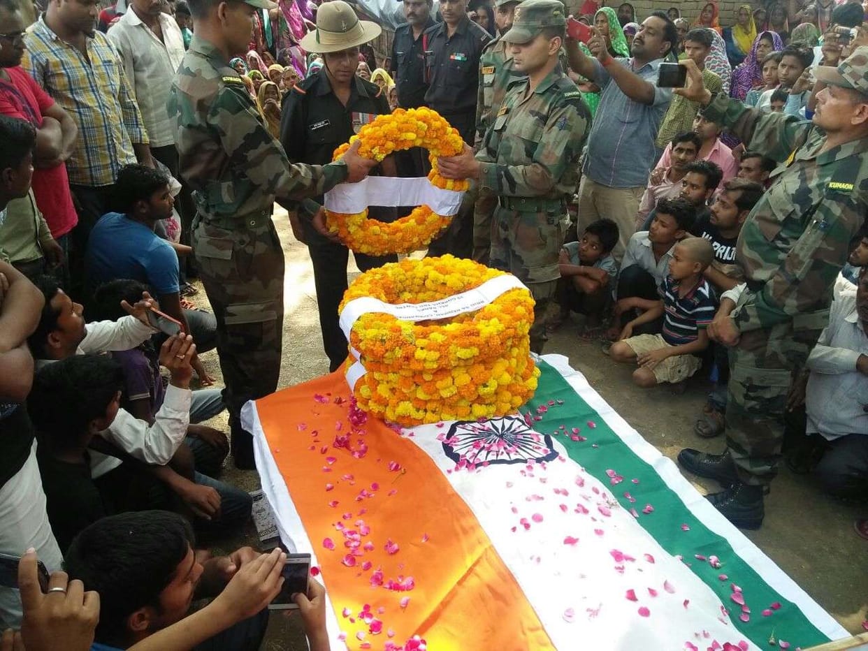 कुमायूं रेजिमेंट के जवान की दुर्घटना में मौत