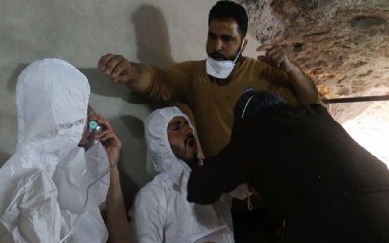 syria chemical attack 80 people dead
