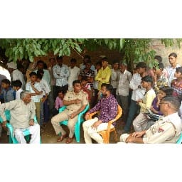 tension in sathalpur village of amroha due to ambedkar statue