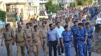 up: India does not stop, police force deployed in city and countryside