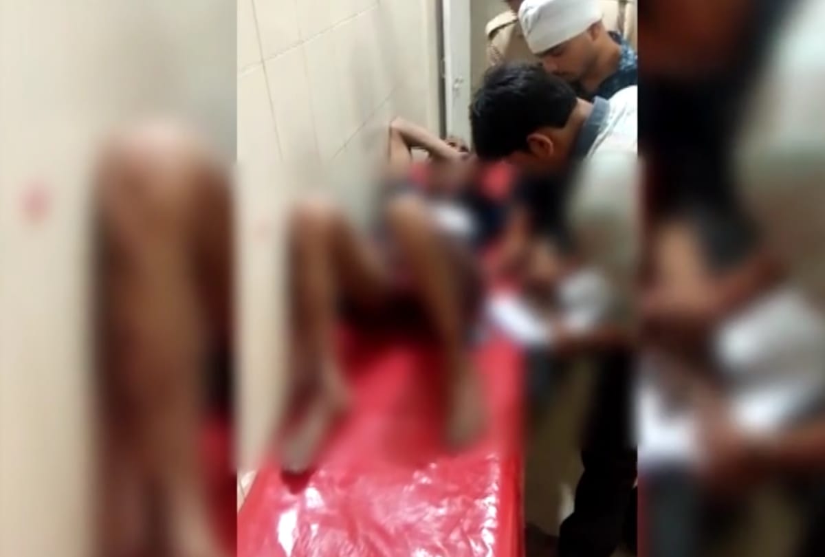 dig clear the image of taking thumb impression of rape victim father