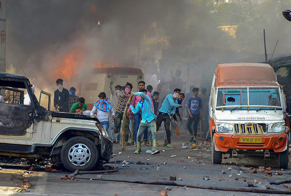  bharat bandh dalit community congress bjp protest over reservation