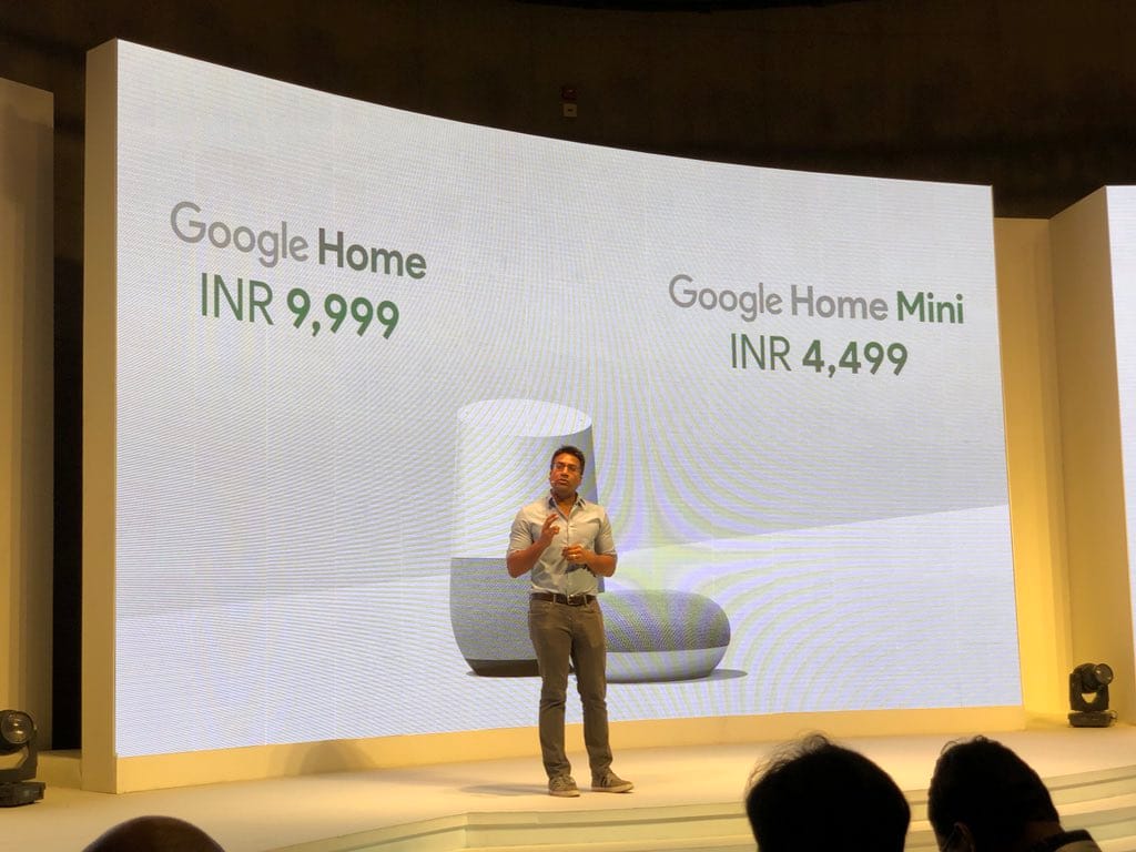 Google Home and Google Home Mini Launched in India at Rs 9,999 and Rs 4,499 respectively 