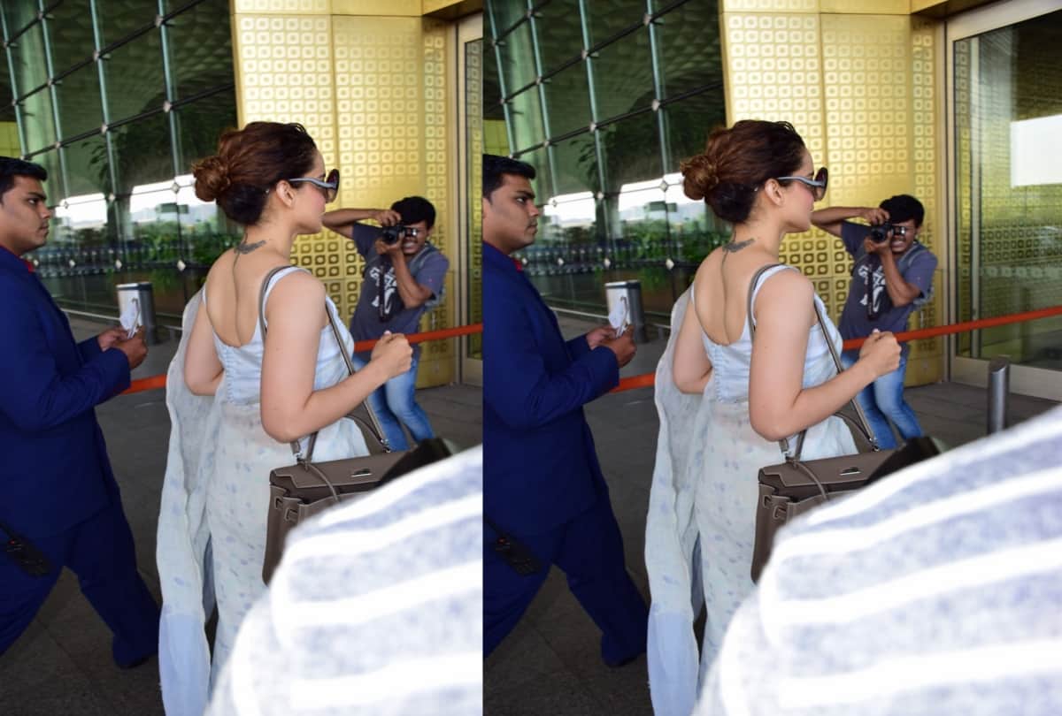 Kangana Ranaut flaunts her new tattoo on her back with style 