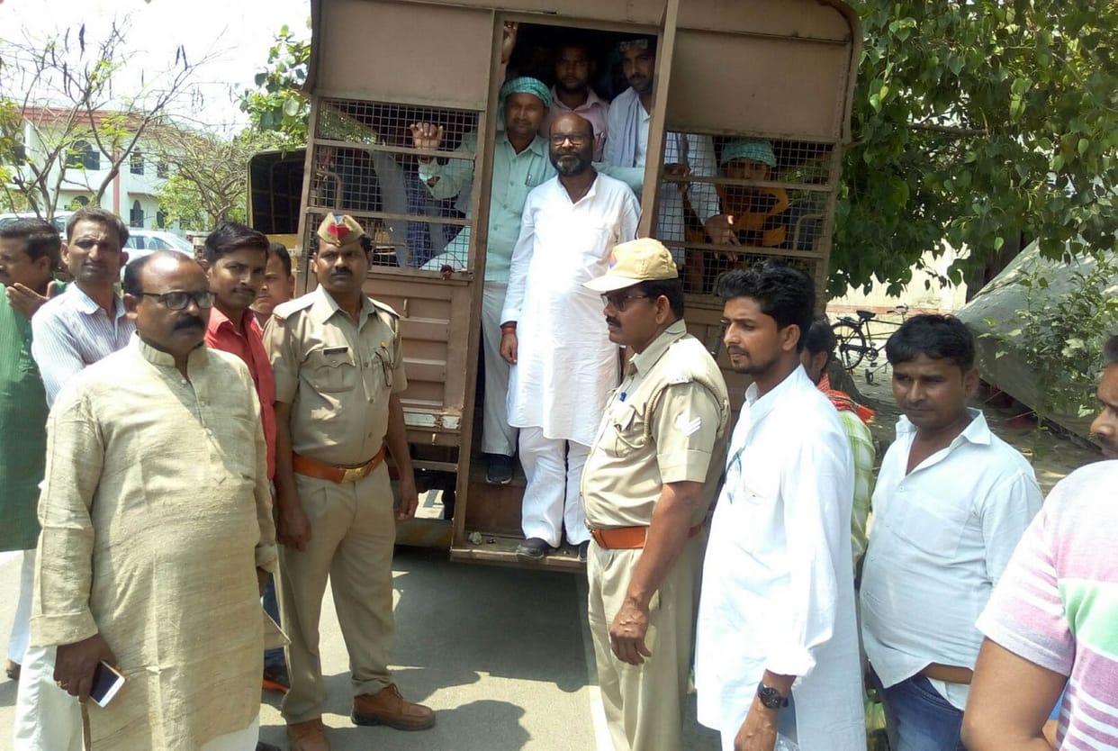 MLA and supporters rejected the bail application, went to jail