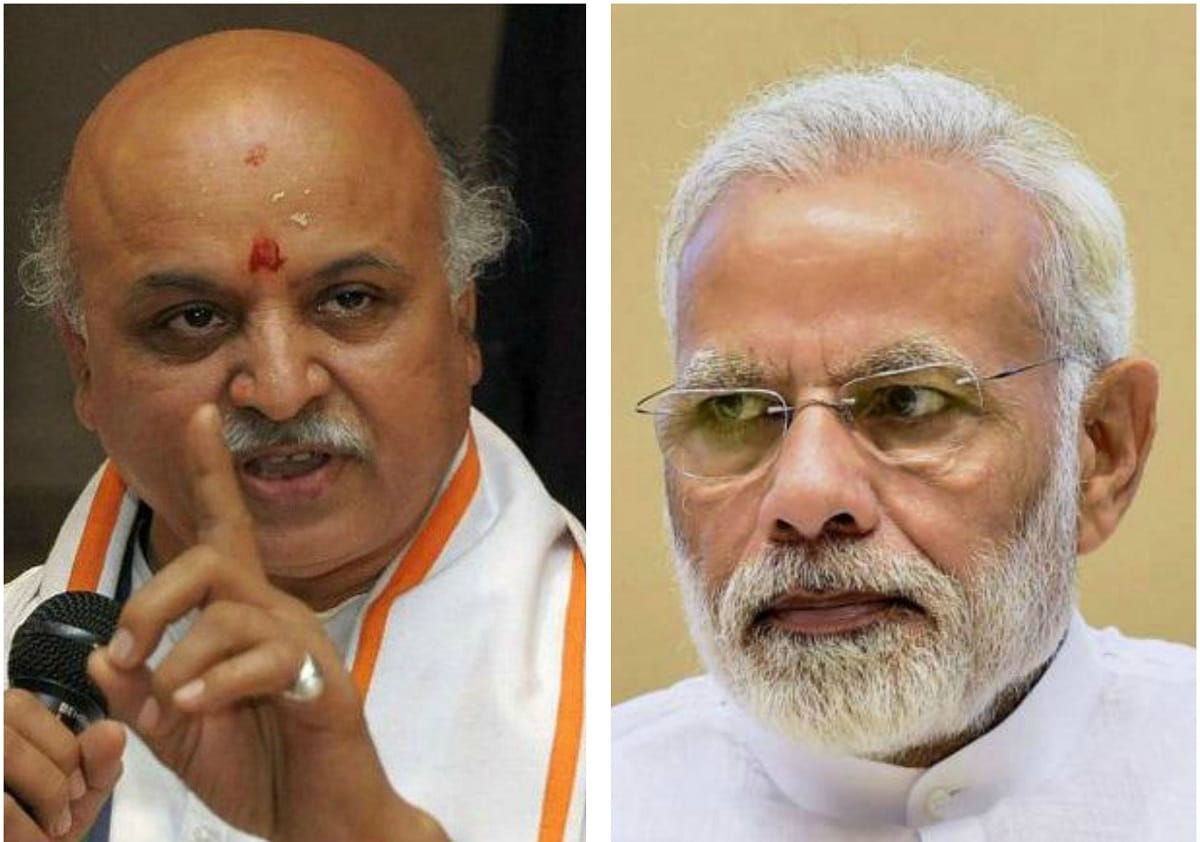 vhp chief pravin togadia questions pm narendra modi on ayodhya ram mandir