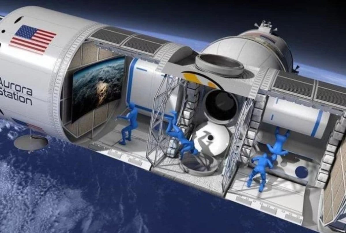 A Luxury Space Hotel where you can see sixteen times sun rises in a single day