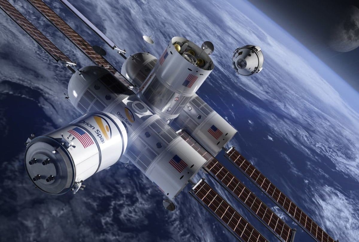 A Luxury Space Hotel where you can see sixteen times sun rises in a single day