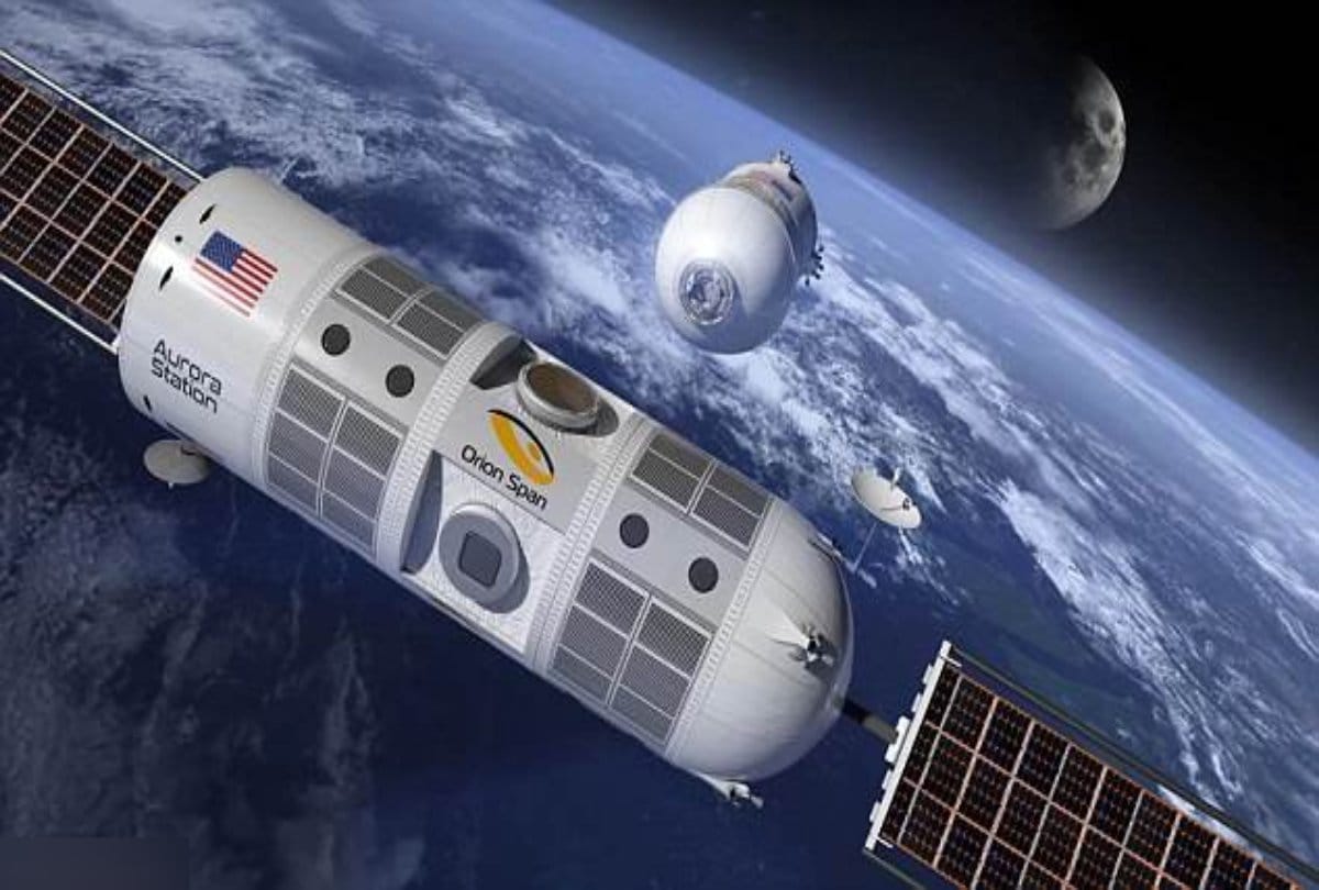 A Luxury Space Hotel where you can see sixteen times sun rises in a single day