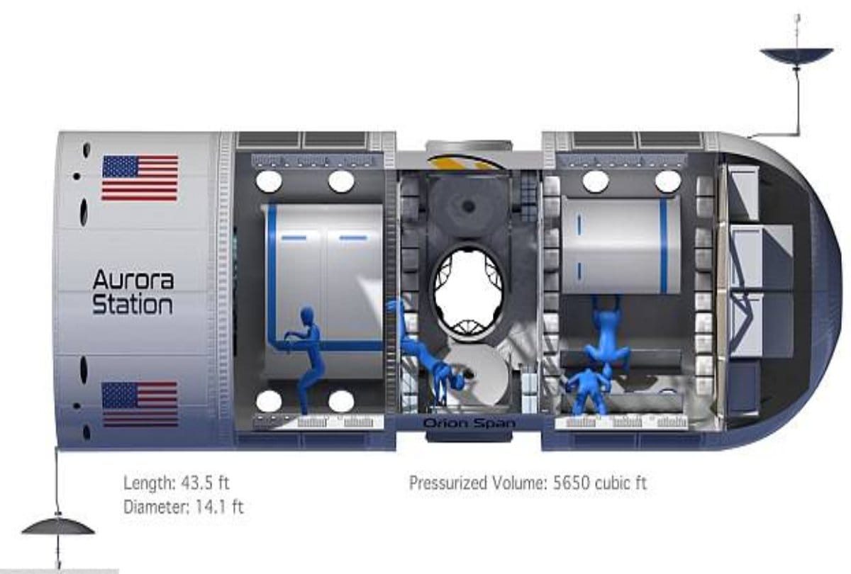 A Luxury Space Hotel where you can see sixteen times sun rises in a single day