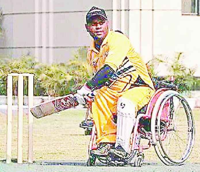Vicky selection in the wheelchair national cricket team