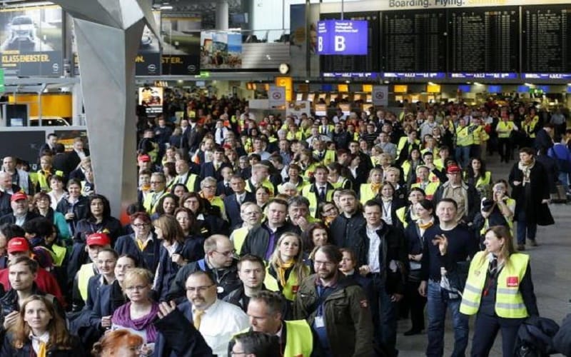 Hundreds of flights cancelled in Germany due to strikes