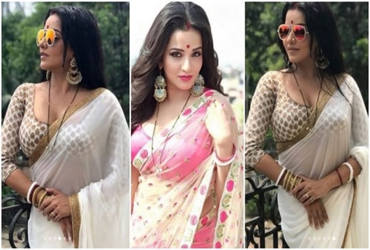 Bhojpuri Actress monalisa Accepted Bottle Cap Challenge in different way