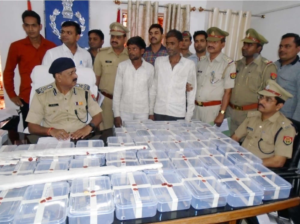 police recovered more than fifty weapons from illegal arms factory in Kasganj