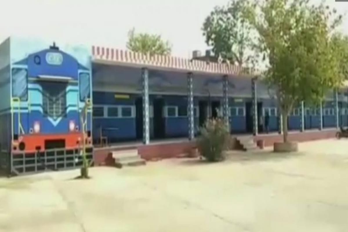 Rajasthan: Government school in Alwar looks like train, classrooms as train bogey