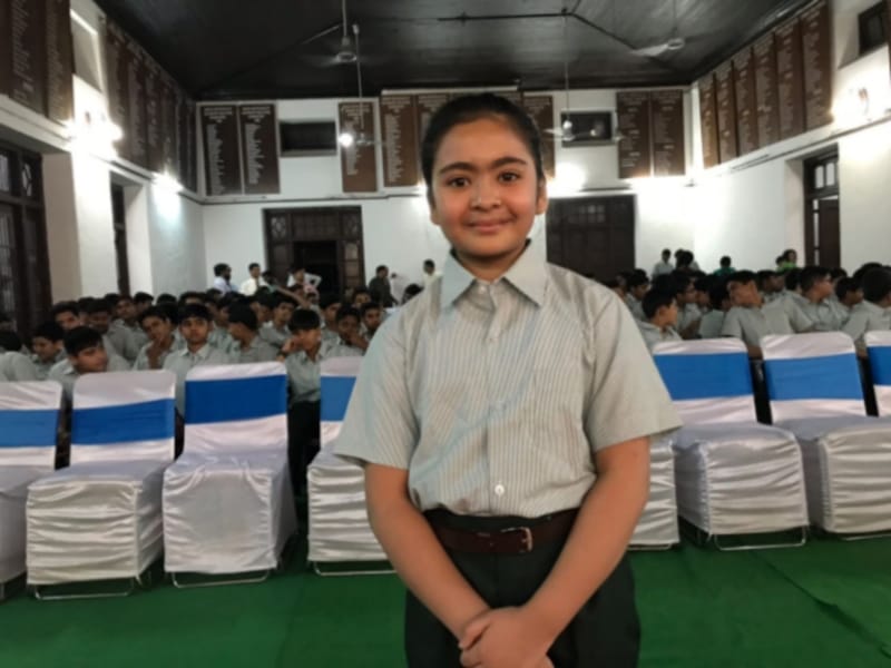 Shekinah Mukhiya become only girl in boys school