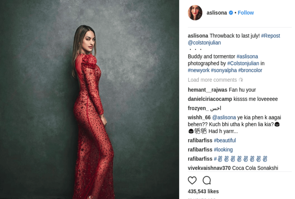 Sonakshi Sinha gets trolled after sharing bold photograph on twitter