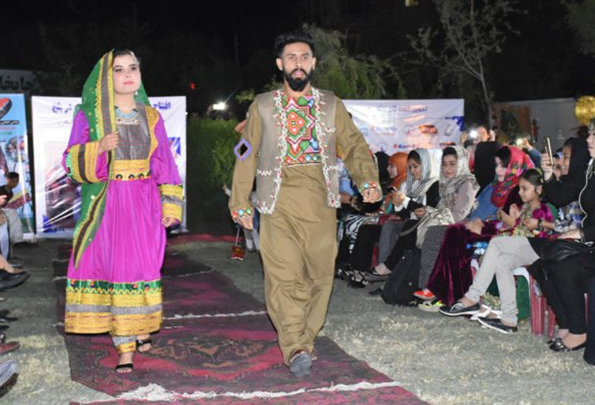 Afghanistan women took part in culture fashion show in mazar-e-sharif