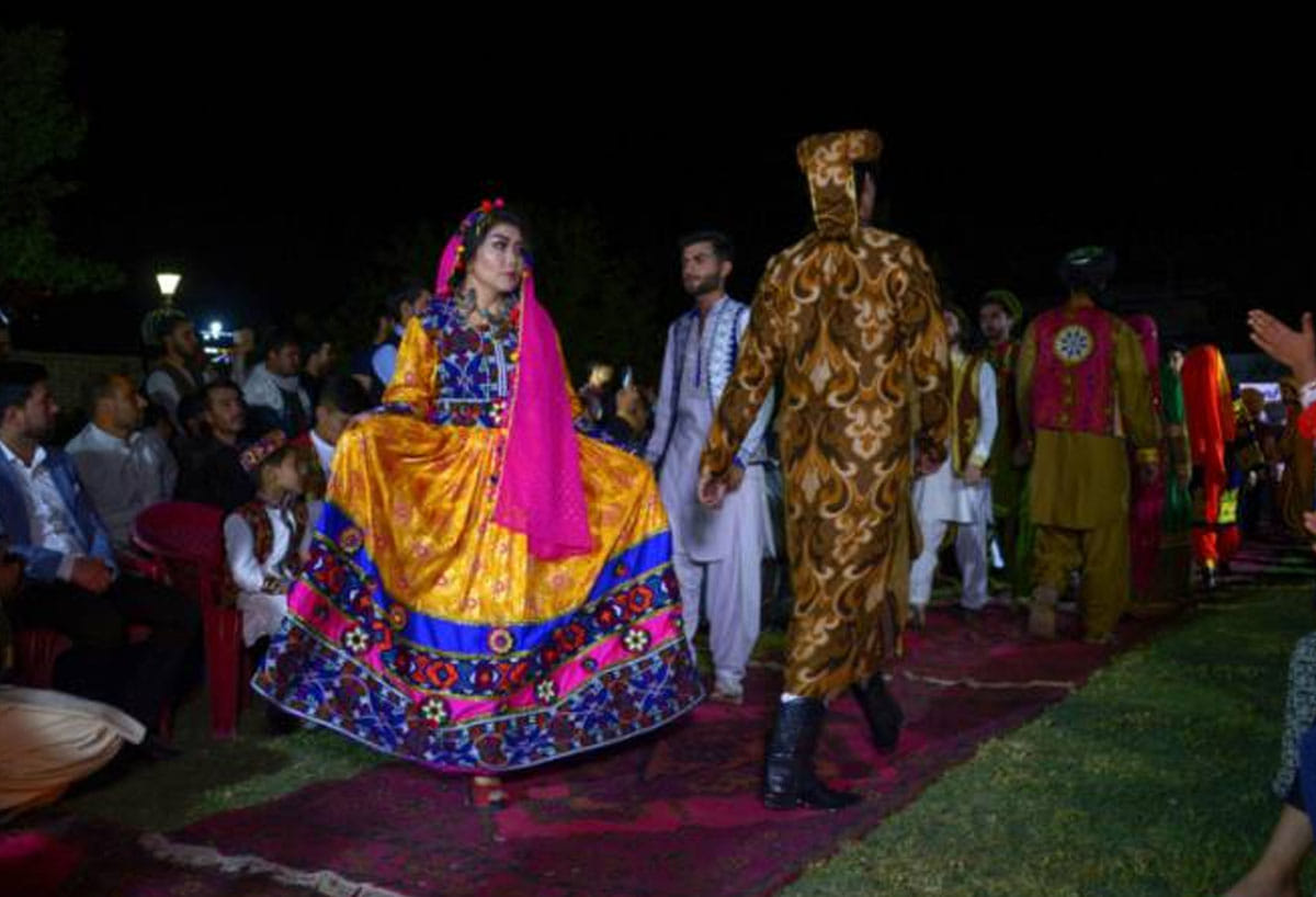 Afghanistan women took part in culture fashion show in mazar-e-sharif