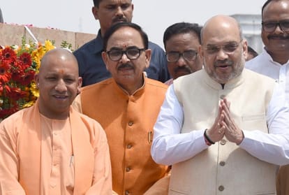 amit shah one day visit of lucknow.