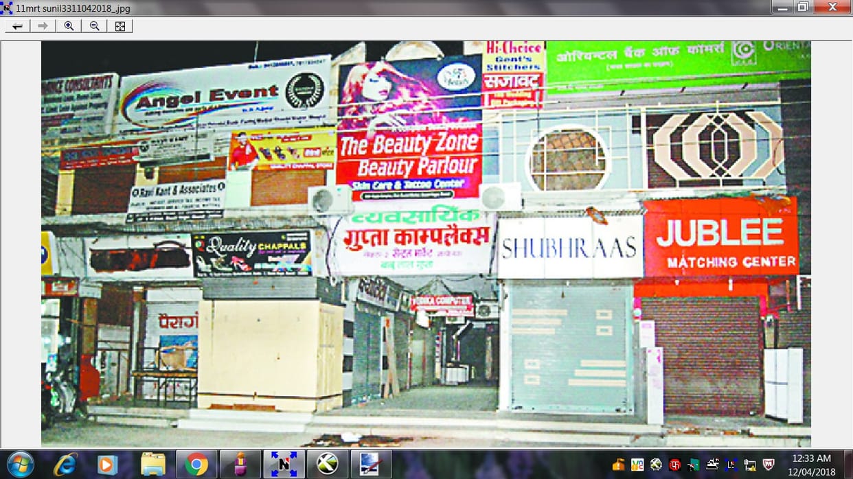 baabulaal ke gupta complex ke dwastikaran ki taiyaari