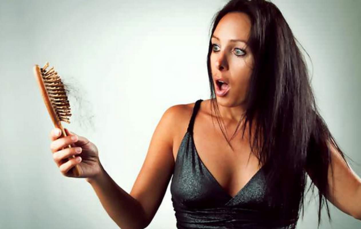 Balayam yoga asana relieves the problem of hair loss