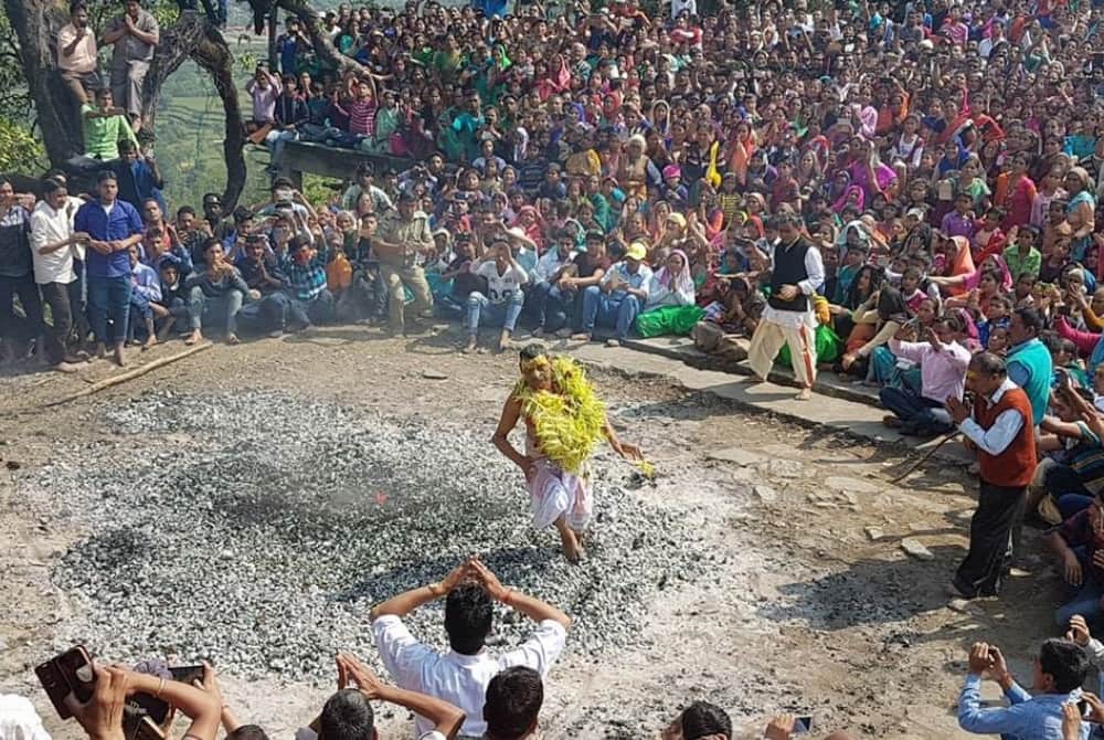 God will dance here on the coals
