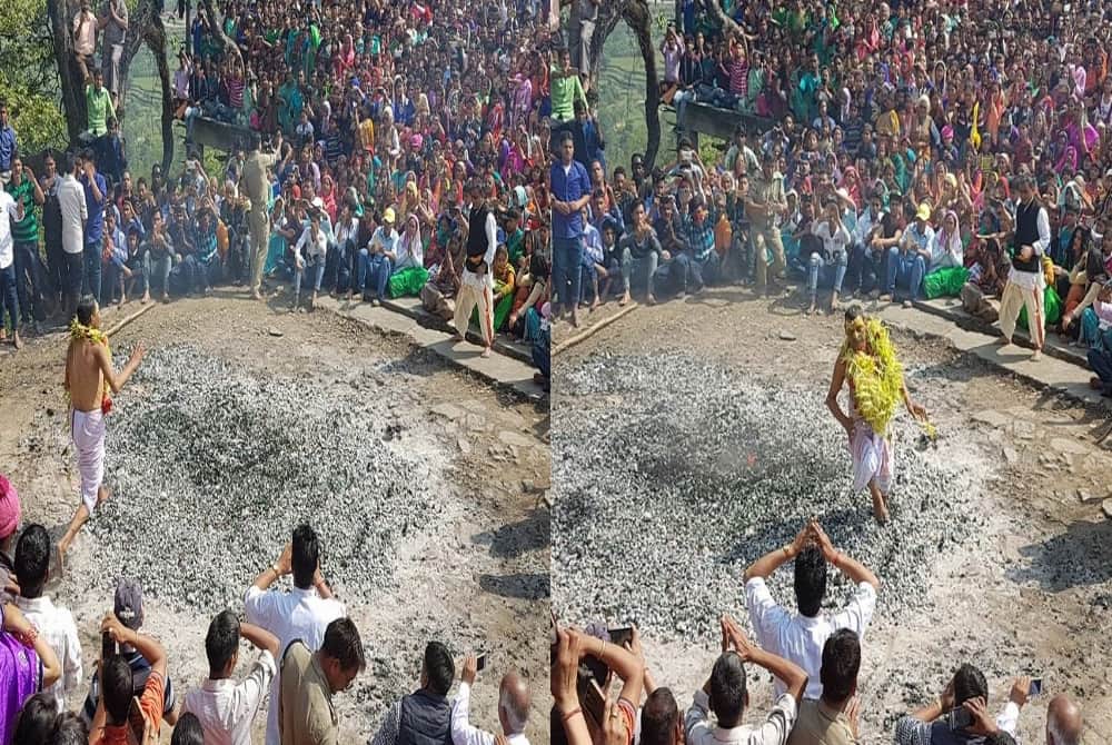 God will dance here on the coals