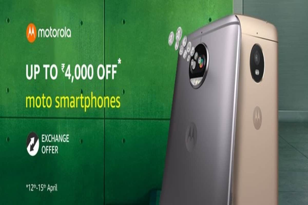 Buy Motorola smartphones with upto Rs 4,000 Discounts on Amazon India