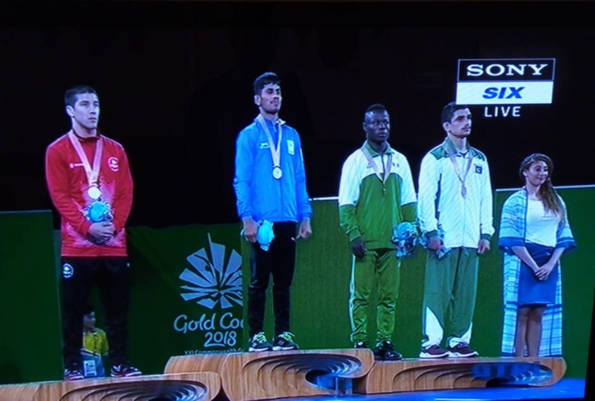 CWG 2018: Wrestler Rahul Aware wins gold medal in mens 57 kg freestyle