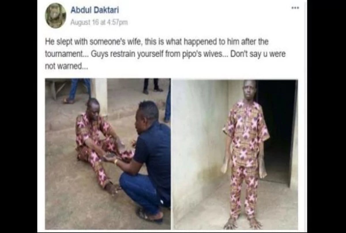 Shocking story behind this viral photos