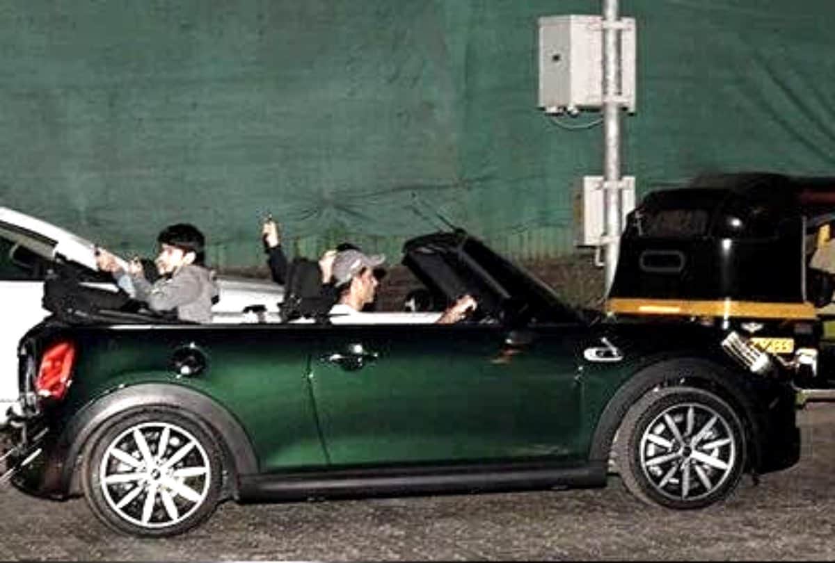 hritik roshan buys aston martin rapide sports car spotted with his child
