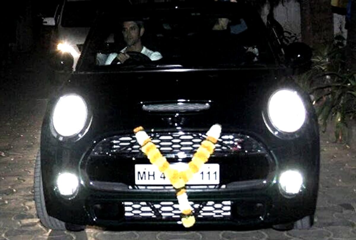 hritik roshan buys aston martin rapide sports car spotted with his child