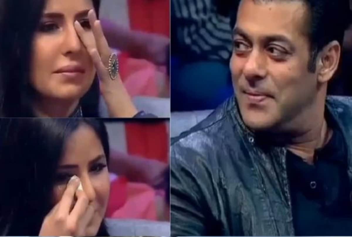 salman khan cares for katrina kaif look at the video