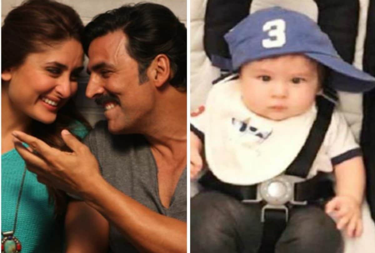 kareena kapoor gives challenge to akshay kumar against taimur ali khan 