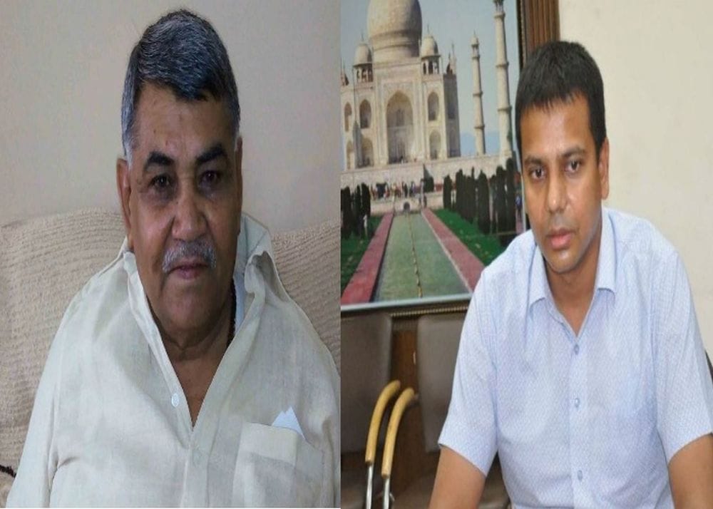 bjp mp calls agra dm anti-farmer 