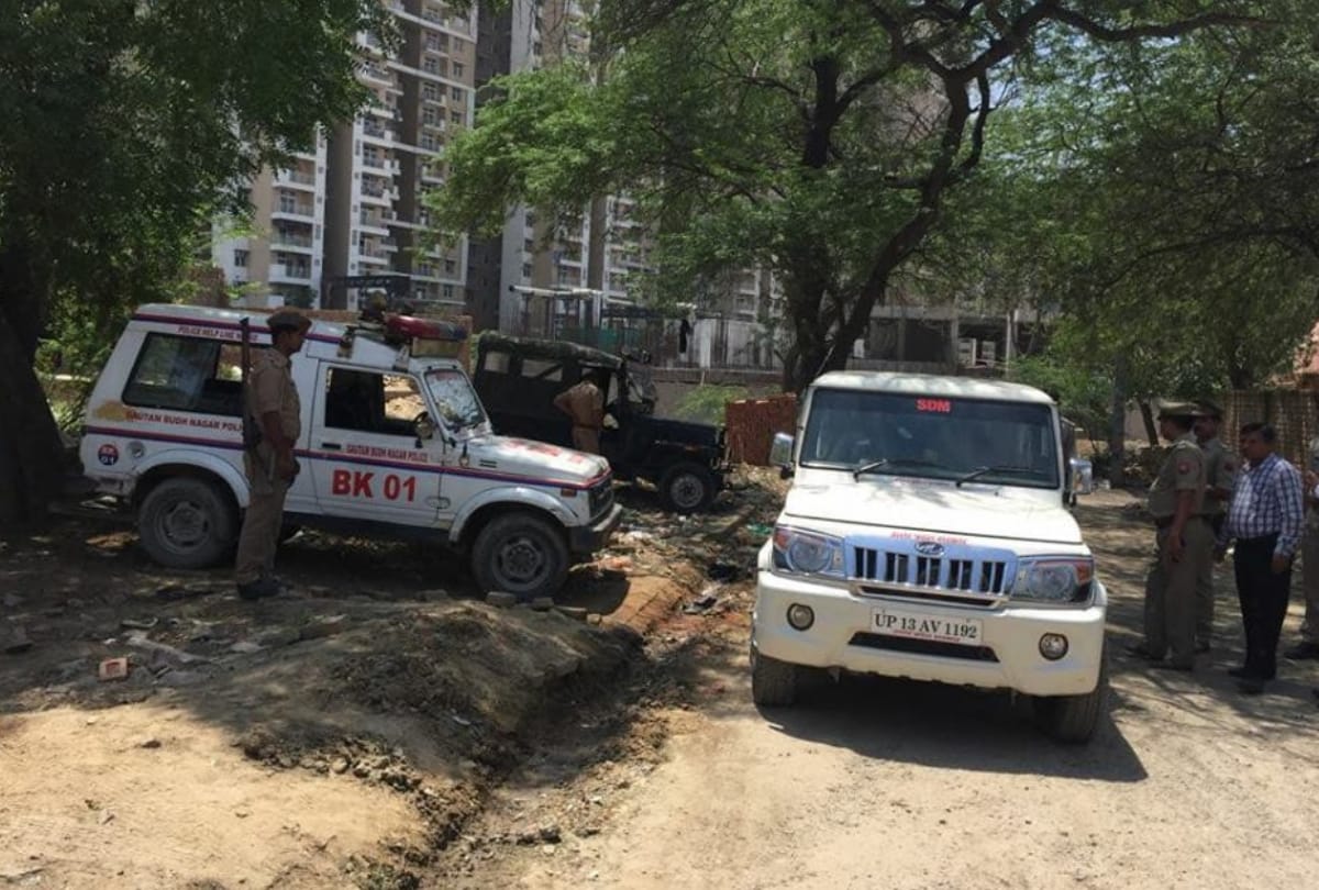 baba saheb bhimrao ambedkar statue vandalize in greater noida bisrakh 
