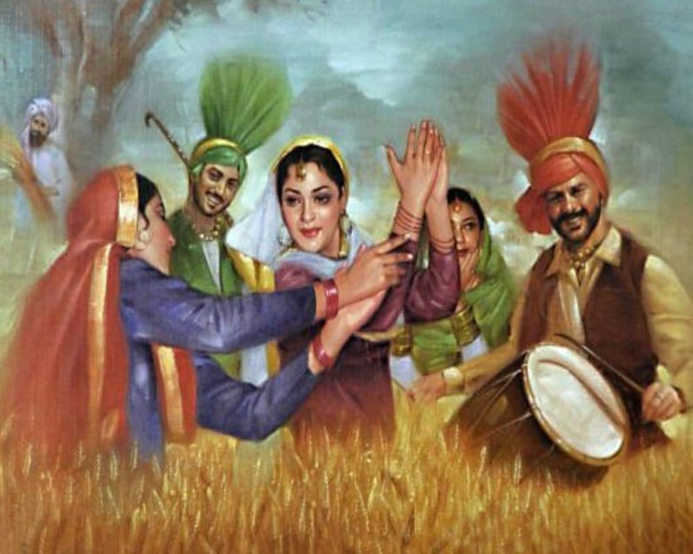 happy baisakhi 2020 celebration and farmer